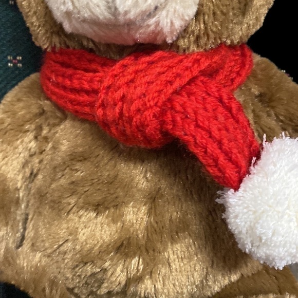 build-a-bear Bearamy Bear with red scarf super soft plush - Picture 3 of 6